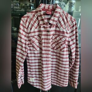 COPY - Indian Motorcycle Women's Plaid Flannel Shirt - M